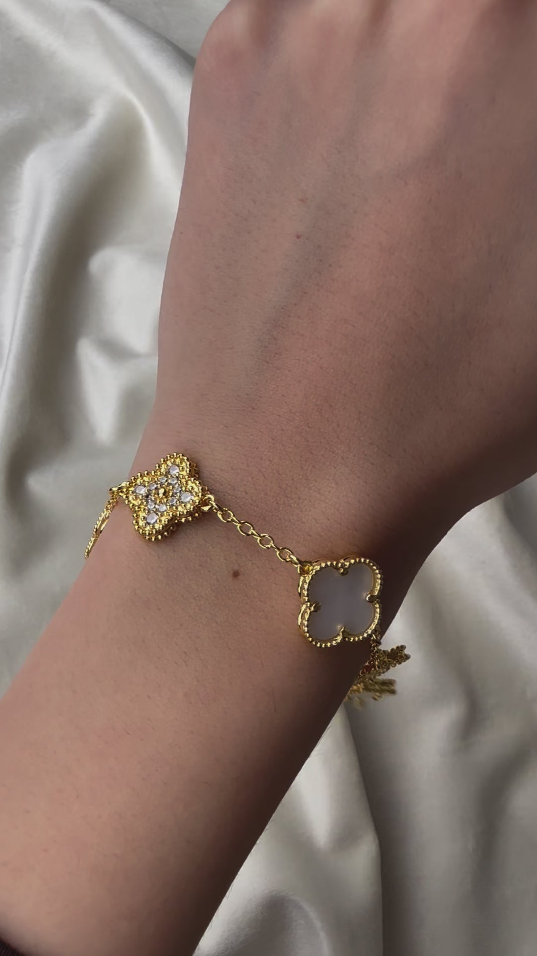 Byzylyk van cleef  i bardh me motive gold