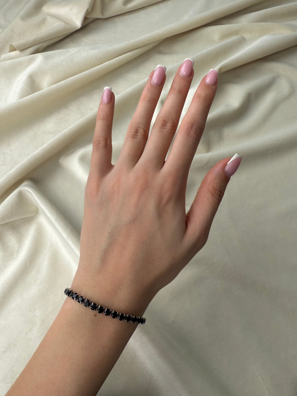 Byzylyk tenis silver i zi