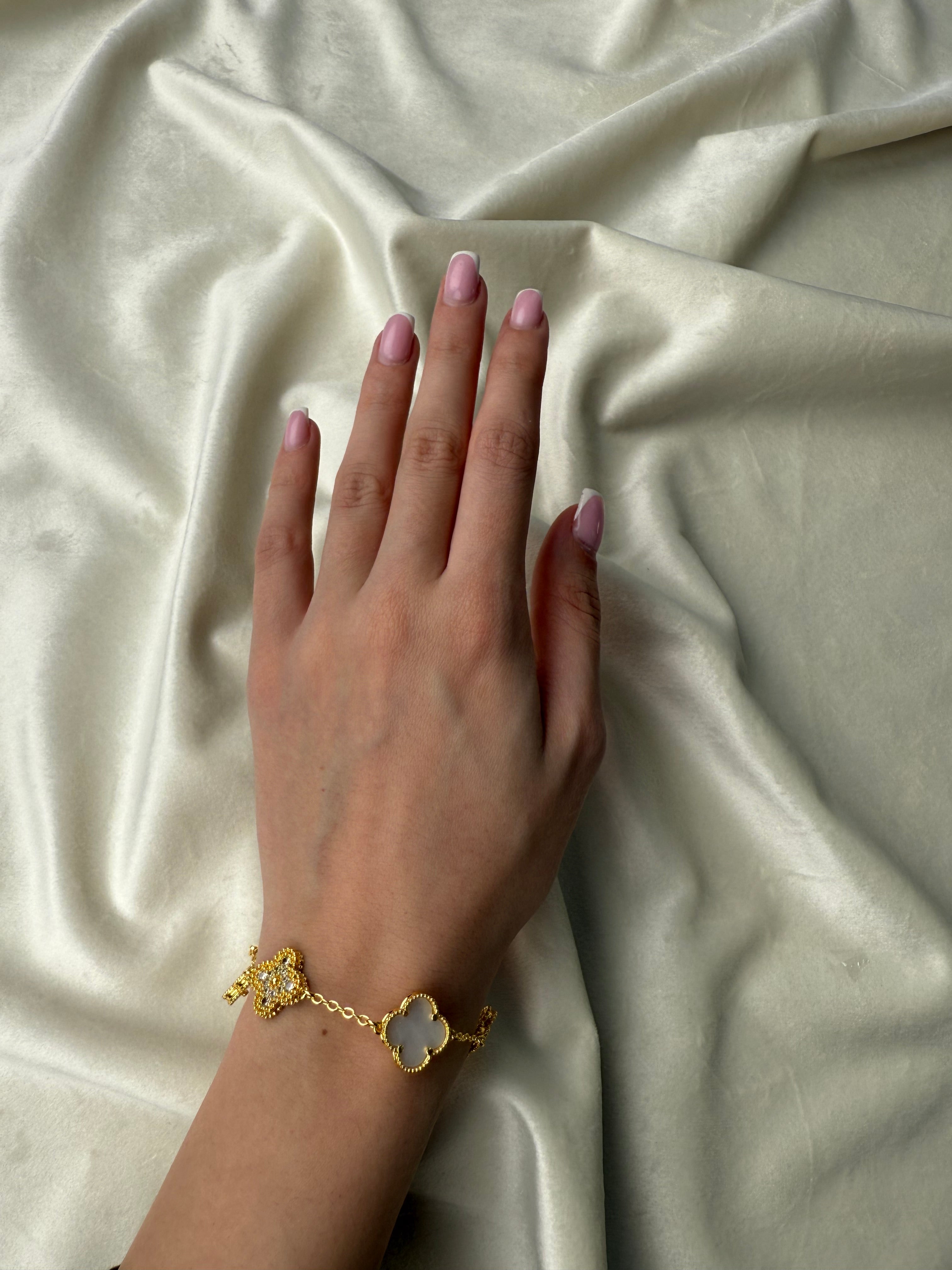 Byzylyk van cleef  i bardh me motive gold