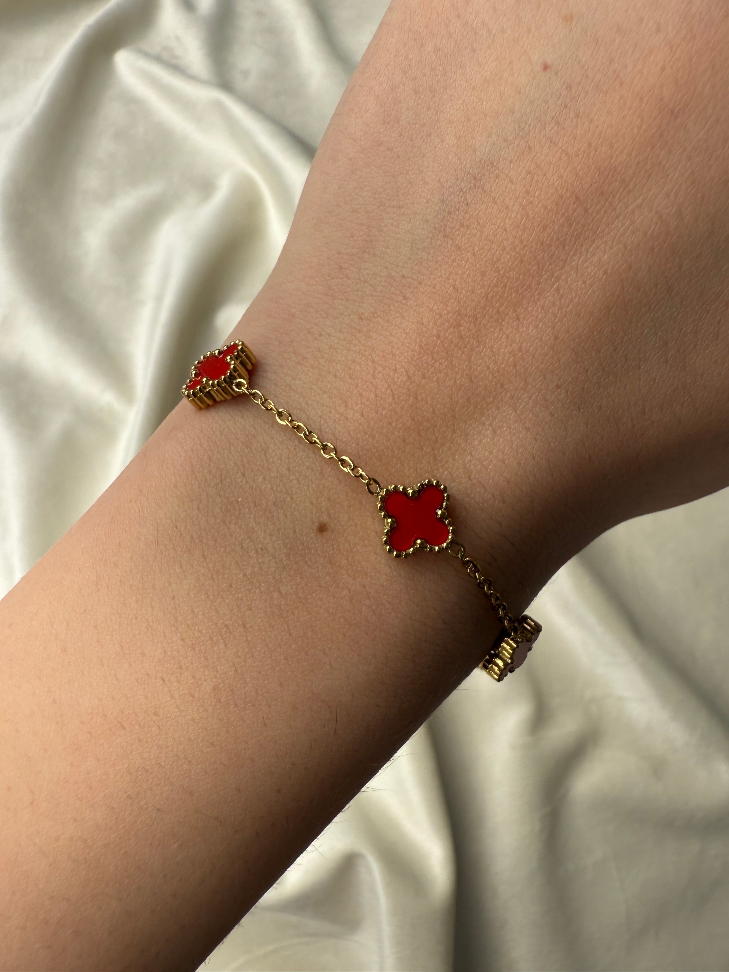 Byzylyk van cleef mini lule e kuqe