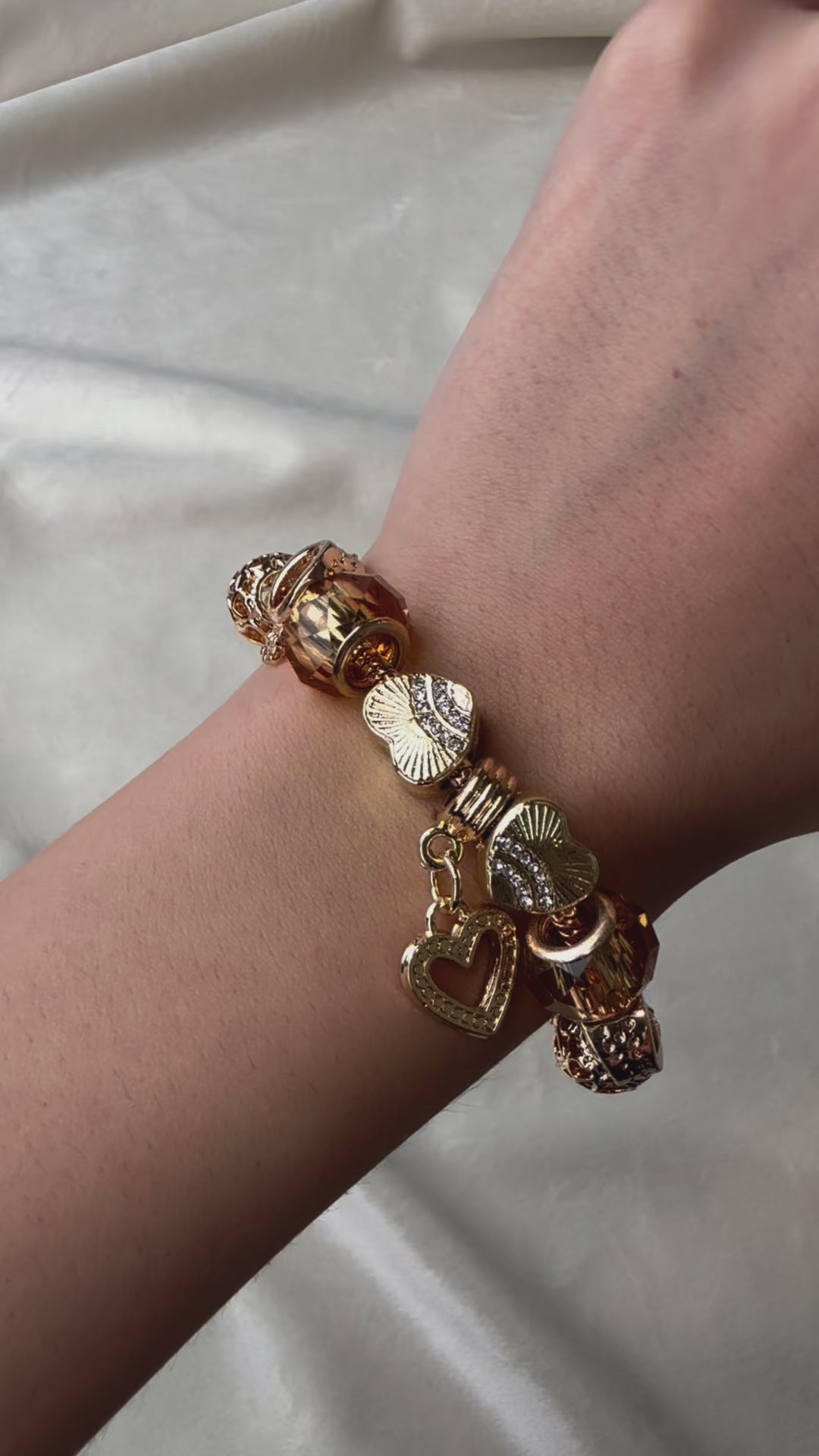 Byzylyk pandora gold me charms